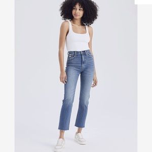Abercrombie and Fitch Ankle Straight Ultra High Rise Jeans